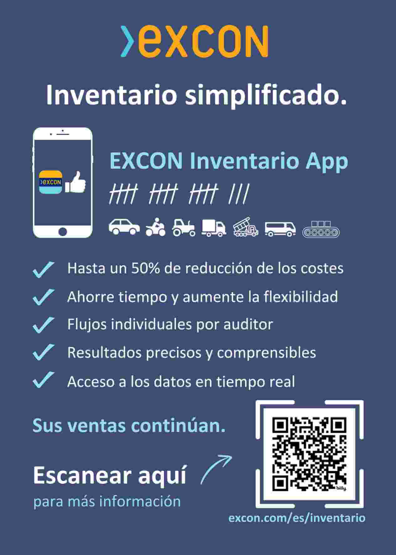 EXCON aplicación de inventario