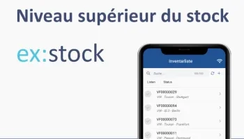 Faites enfin votre inventaire en toute simplicité avec l'application EXCON Inventur ex:stock