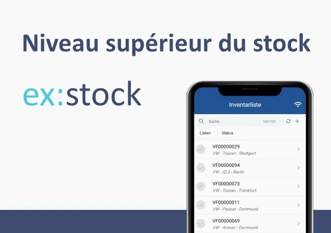 Faites enfin votre inventaire en toute simplicité avec l'application EXCON Inventur ex:stock