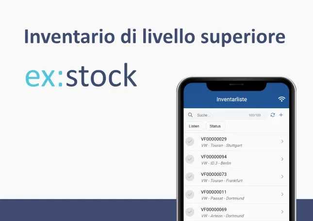 Inventario finalmente semplice con l'app EXCON Inventario ex:stock