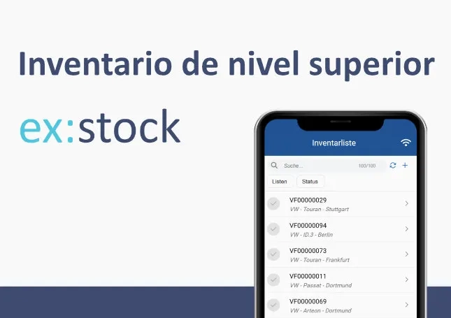 Inventario fácil con la aplicación de inventario EXCON ex:stock